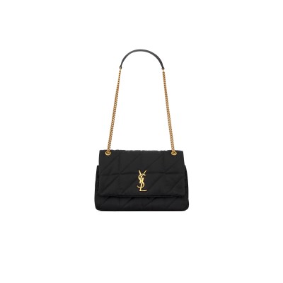 YSL JAMIE MEDIUM IN SATIN 515821FAAUF1000 (25*15*7.5cm)